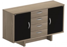 Armário-Credenza-UP-4 gavetas-Roma-Maranello-HS-Móveis